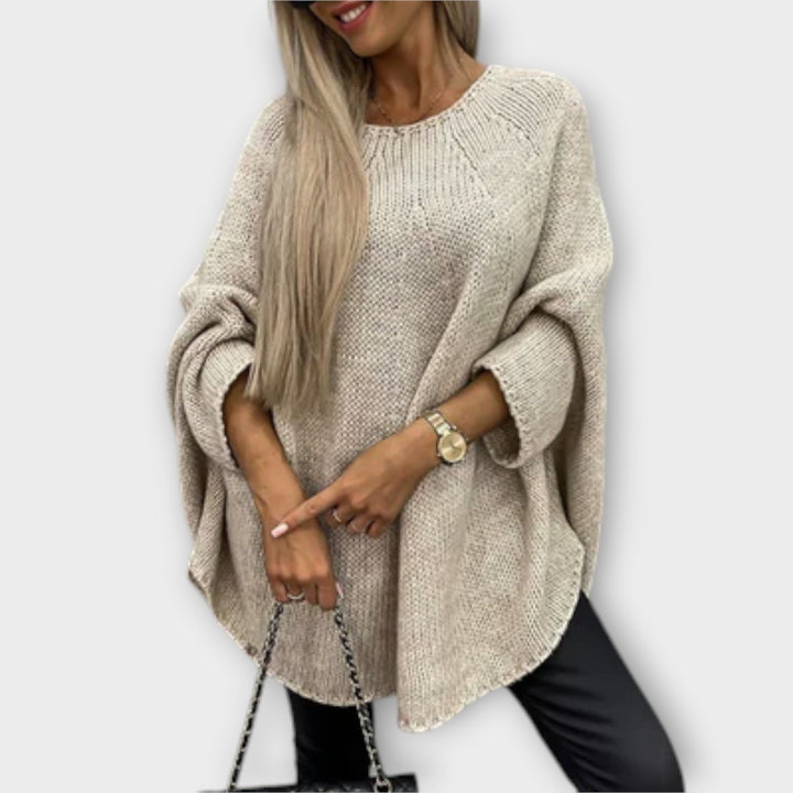 Isabelle - Jersey de mujer con cuello redondo