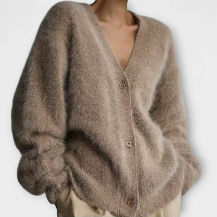 Lilla - Chaqueta suave color beige