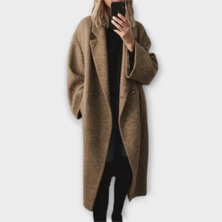 Jennifer - Abrigo elegante gris