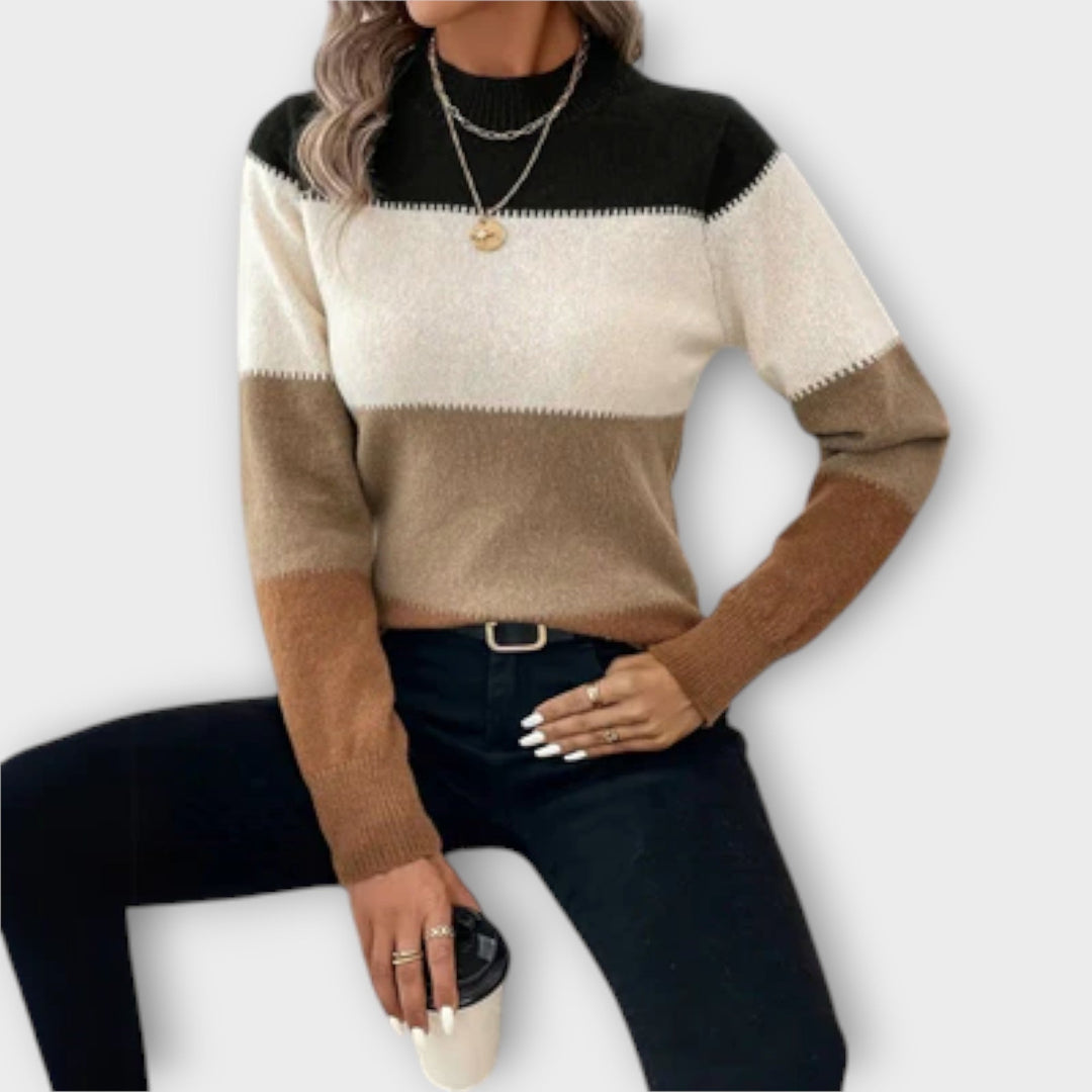 Elina - Jersey con bloques de color