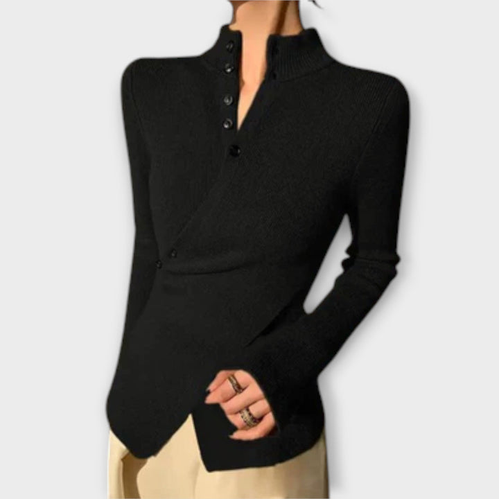 Michiko - Jersey elegante de corte ajustado