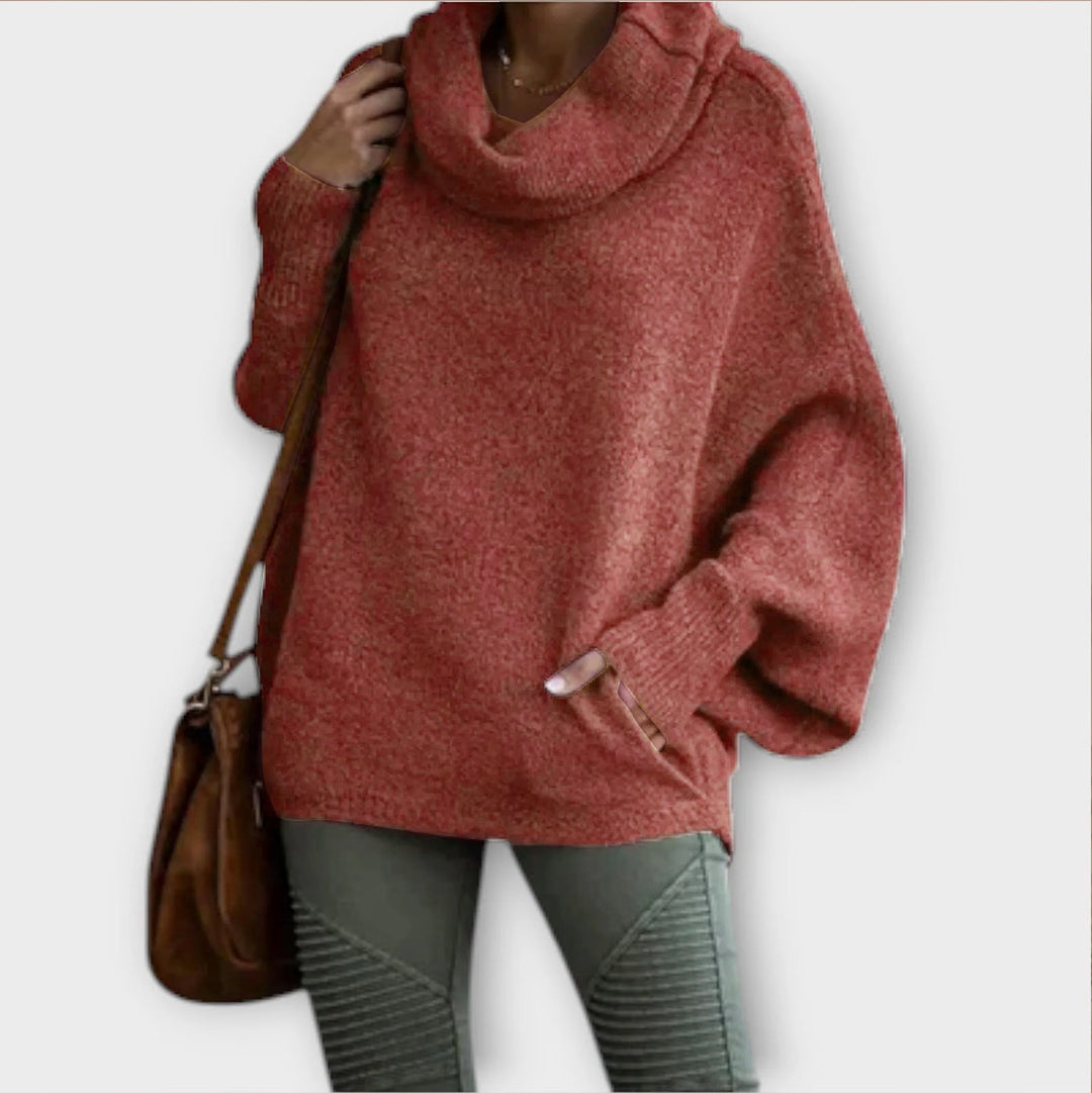 Ulrike - Jersey elegante de cuello alto