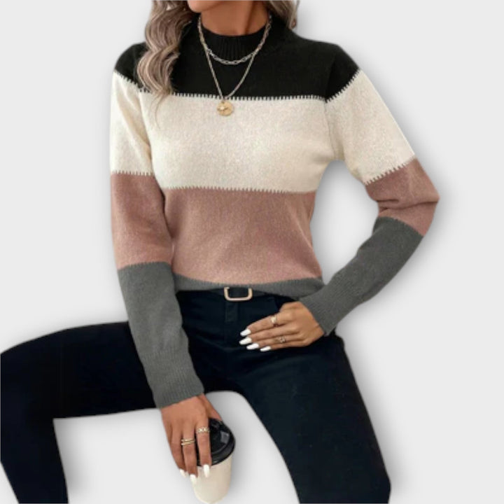 Elina - Jersey con bloques de color