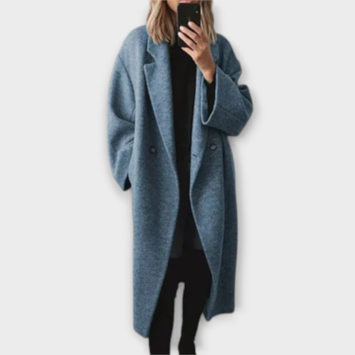 Jennifer - Abrigo elegante gris
