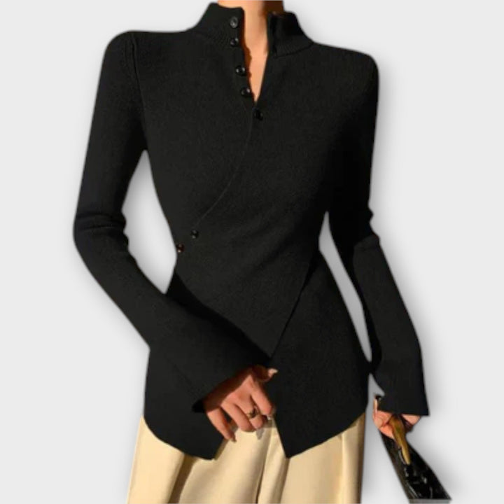 Michiko - Jersey elegante de corte ajustado