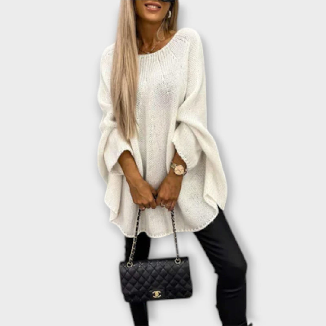 Isabelle - Jersey de mujer con cuello redondo