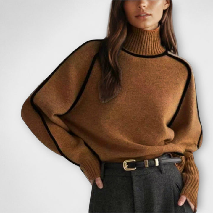 Emilie - Suave jersey de cuello alto