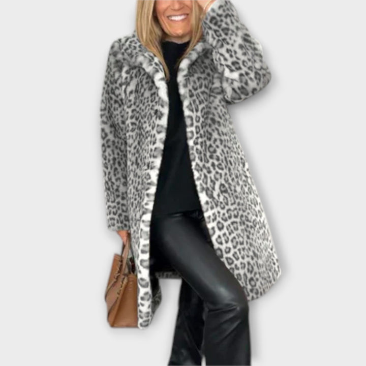 Amara - Abrigo de leopardo elegante