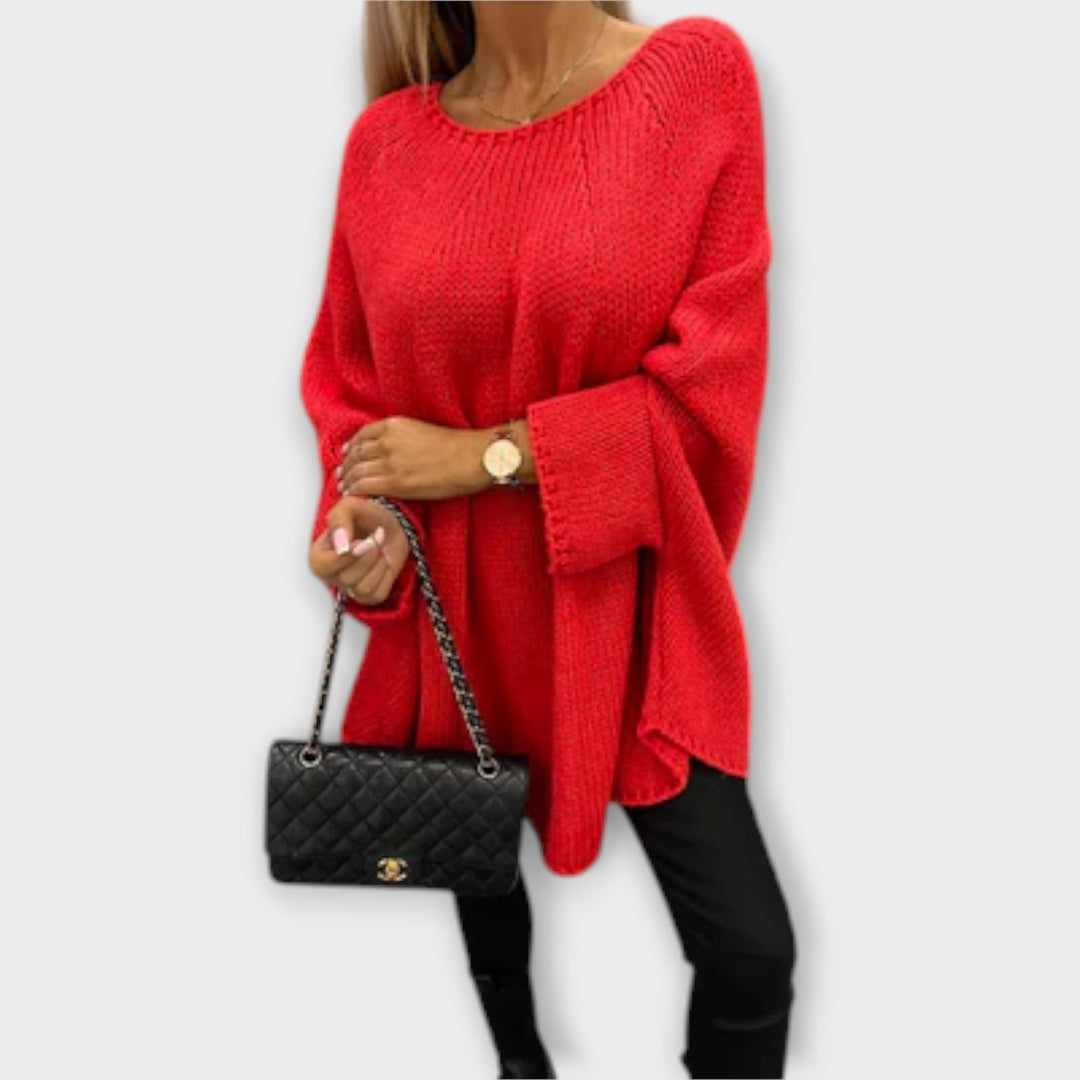Isabelle - Jersey de mujer con cuello redondo