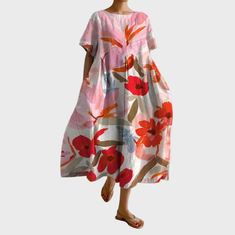 Zartrosa - Vestido con Amapolas