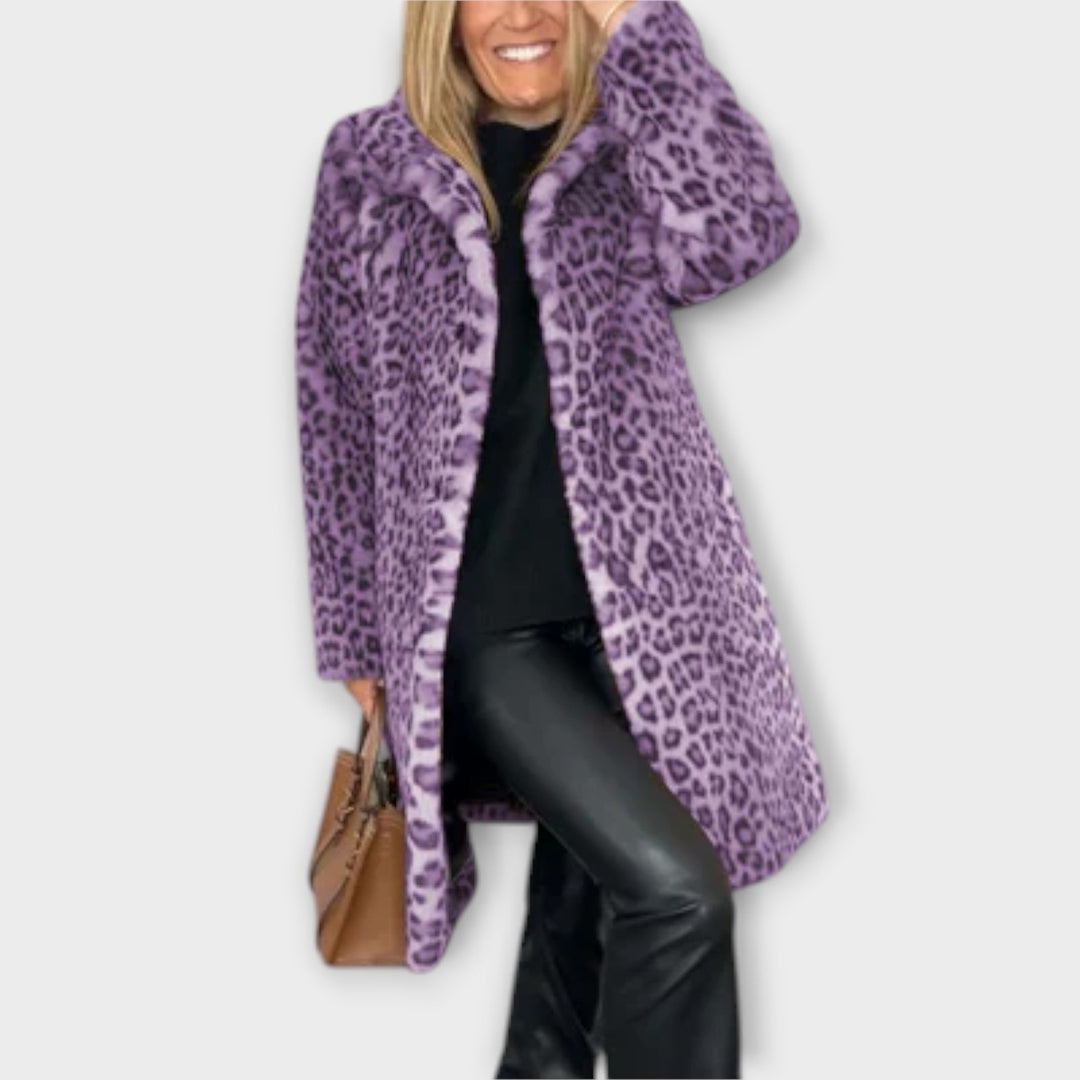 Amara - Abrigo de leopardo elegante
