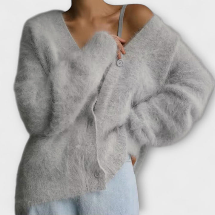 Lilla - Chaqueta suave color beige