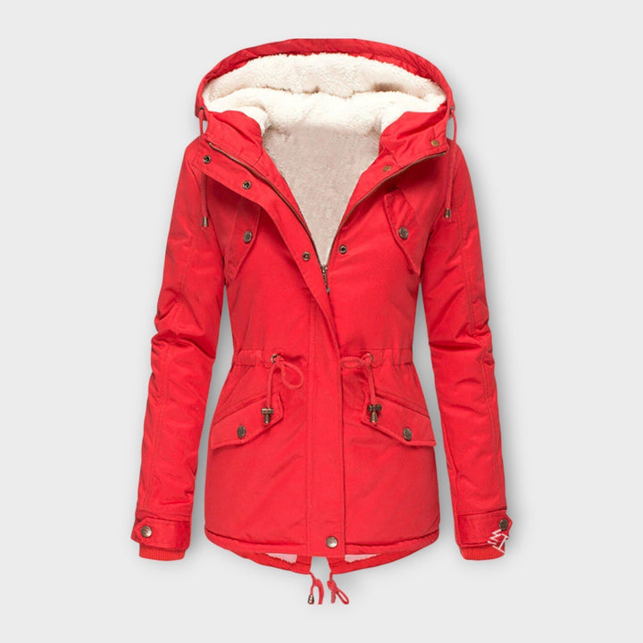 Mori - Chaqueta de invierno negra con capucha