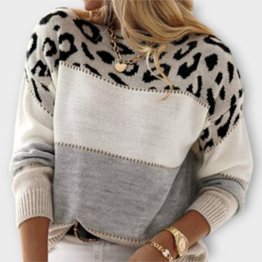 Cheyenne - Jersey con diseño de leopardo