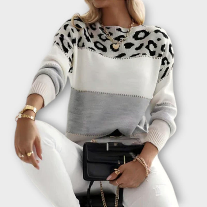 Cheyenne - Jersey con diseño de leopardo