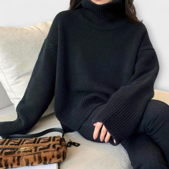 Mera - Jersey de cachemira con cuello alto