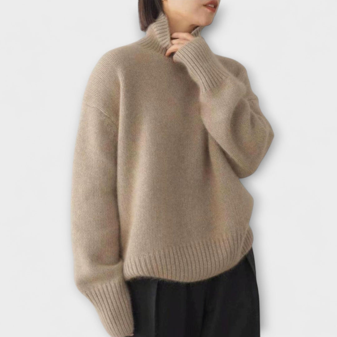 Mera - Jersey de cachemira con cuello alto
