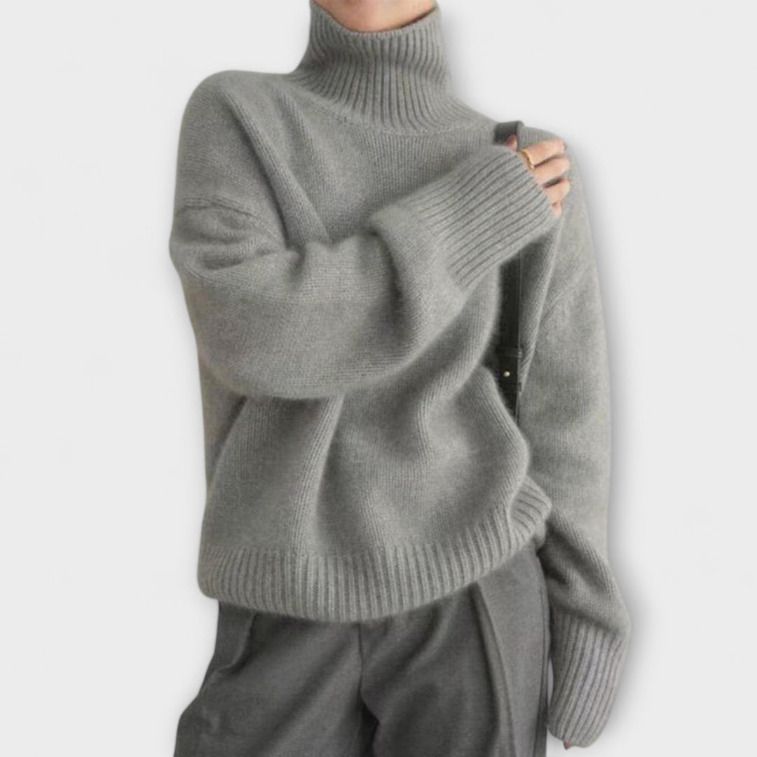 Mera - Jersey de cachemira con cuello alto