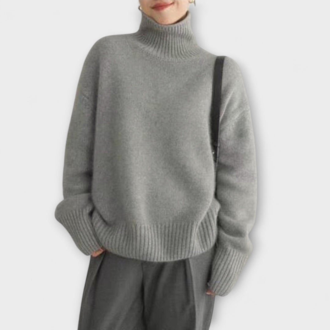 Mera - Jersey de cachemira con cuello alto