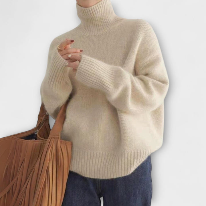 Mera - Jersey de cachemira con cuello alto