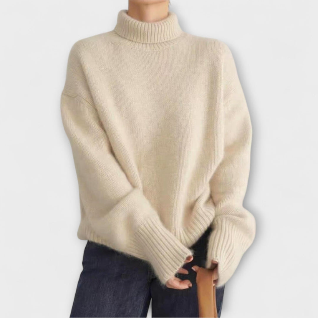 Mera - Jersey de cachemira con cuello alto