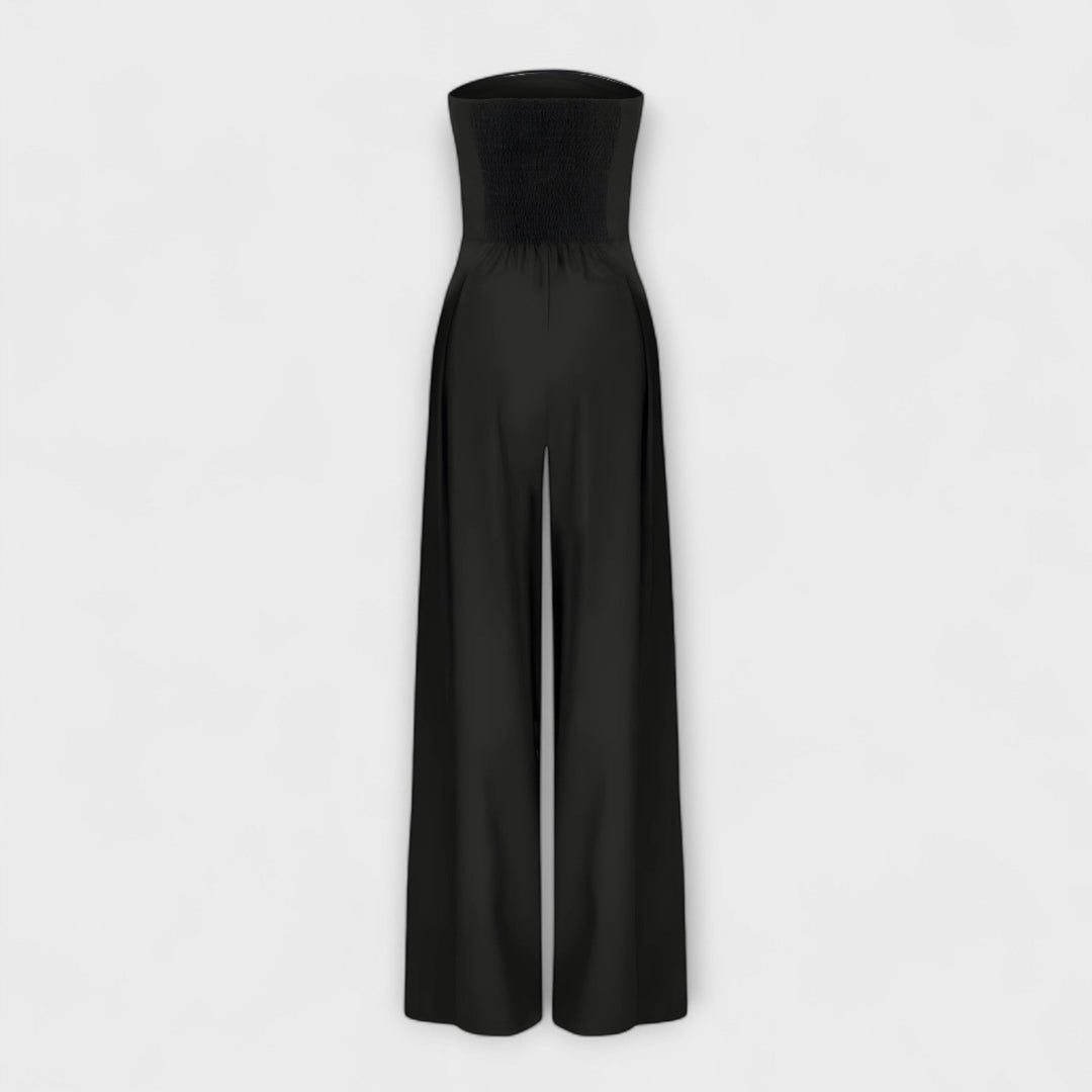 Amélie - Elegante mono sin mangas en azul oscuro
