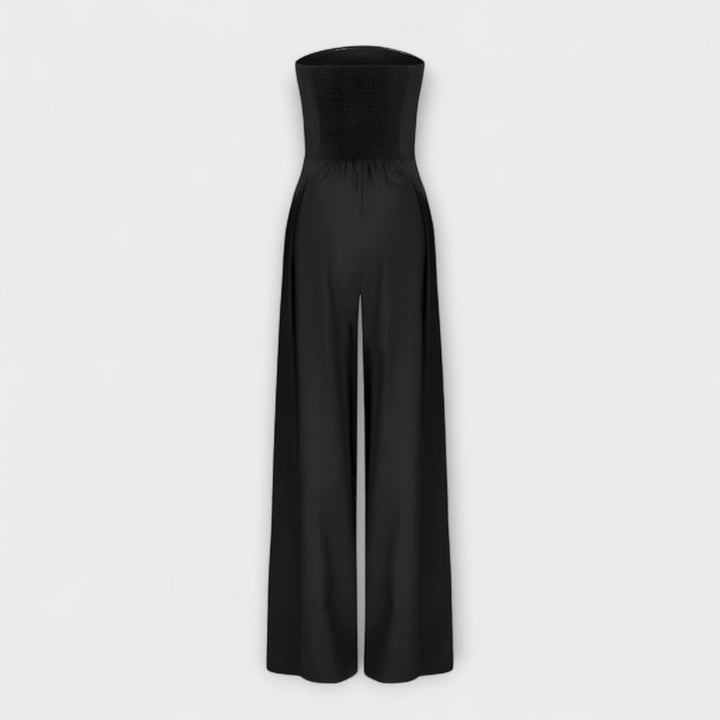 Amélie - Elegante mono sin mangas en azul oscuro