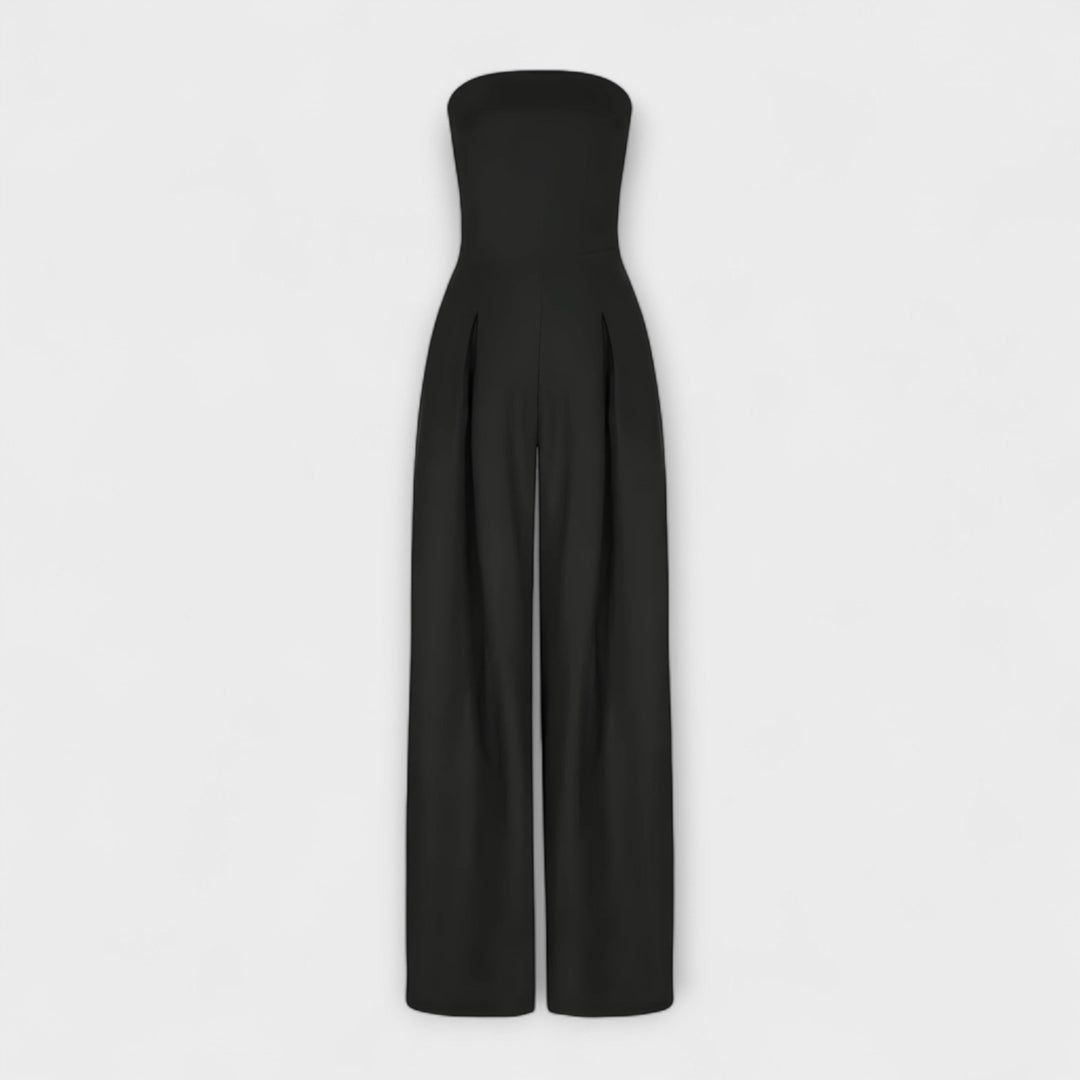 Amélie - Elegante mono sin mangas en azul oscuro