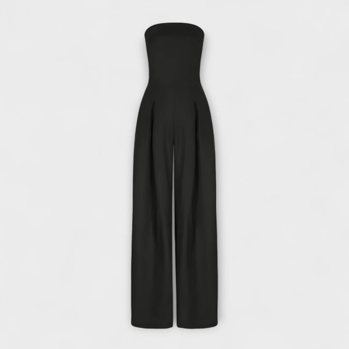 Amélie - Elegante mono sin mangas en azul oscuro