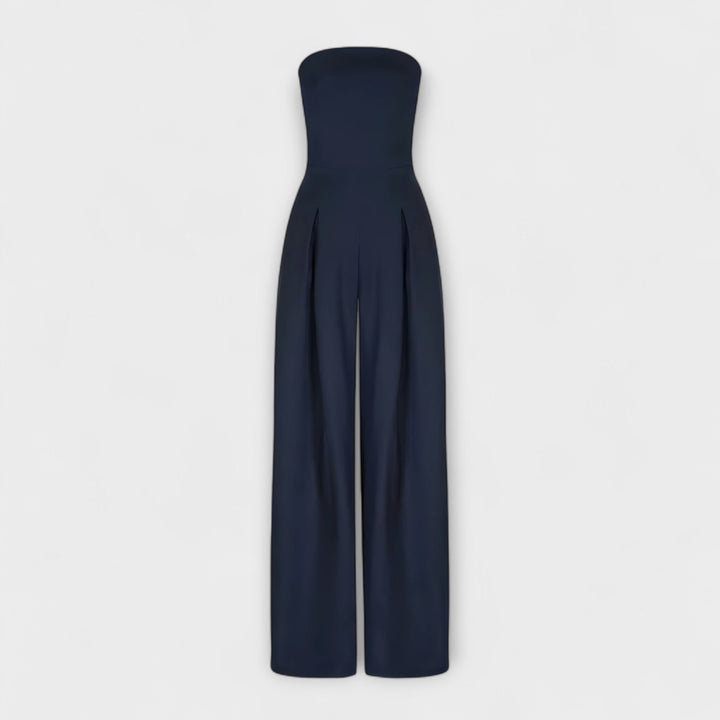 Amélie - Elegante mono sin mangas en azul oscuro