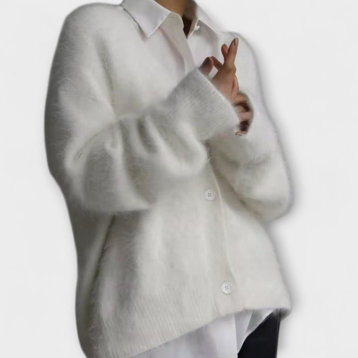 Lilla - Chaqueta suave color beige
