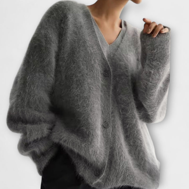 Lilla - Chaqueta suave color beige