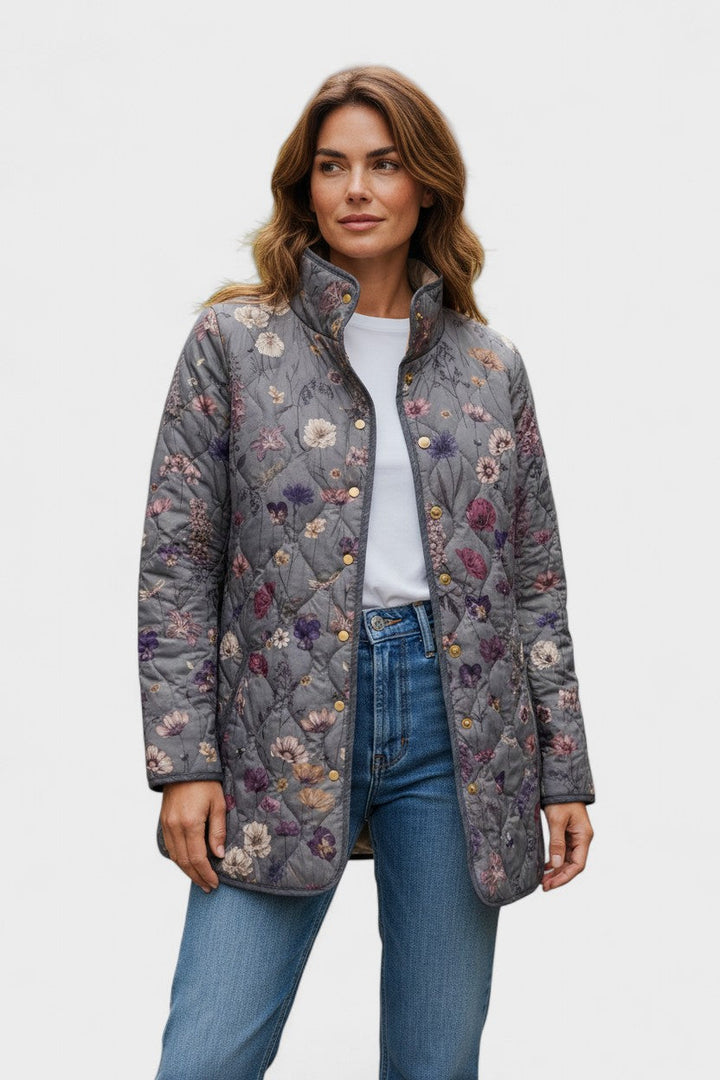 Lada - Chaqueta acolchada con delicado estampado floral