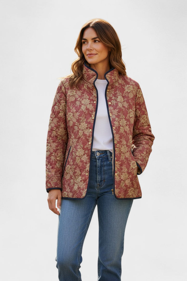 Milada - Chaqueta acolchada con diseño de enredaderas
