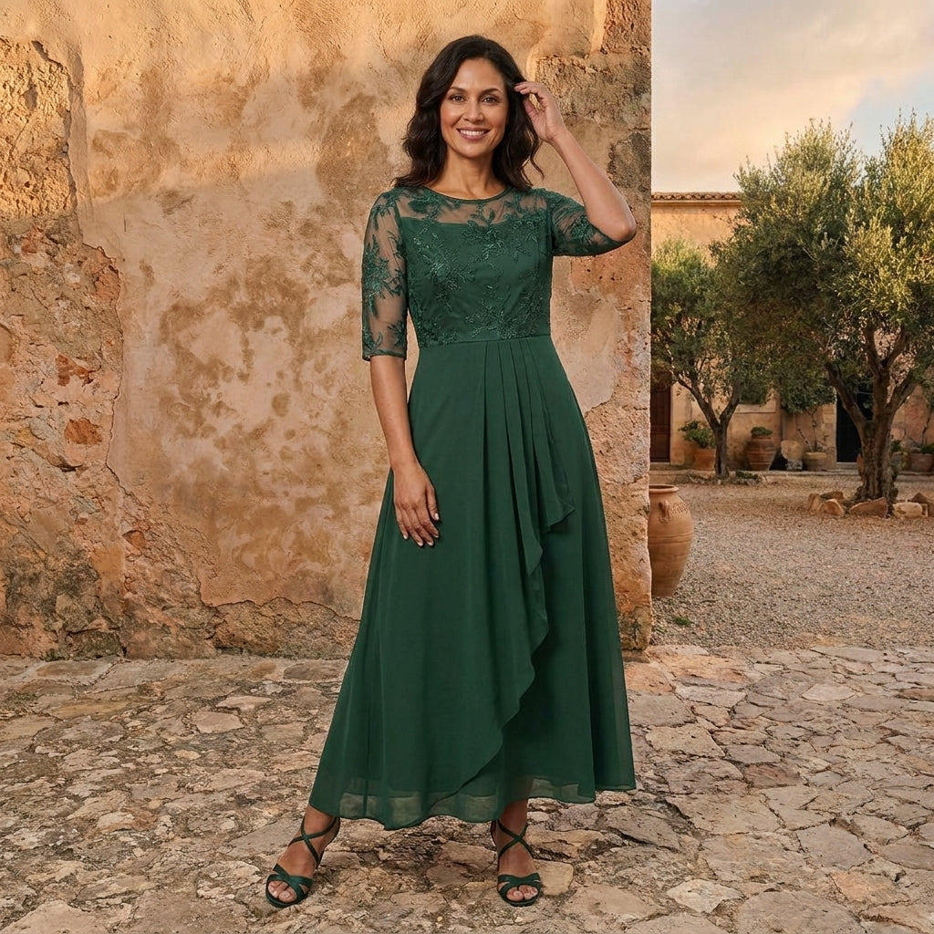 Lola Castell - Vestido elegante de gasa