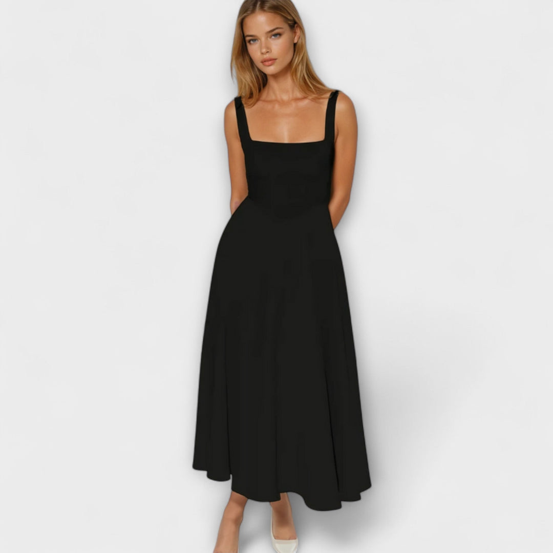 Scarlett - Vestido de noche elegante en color crema