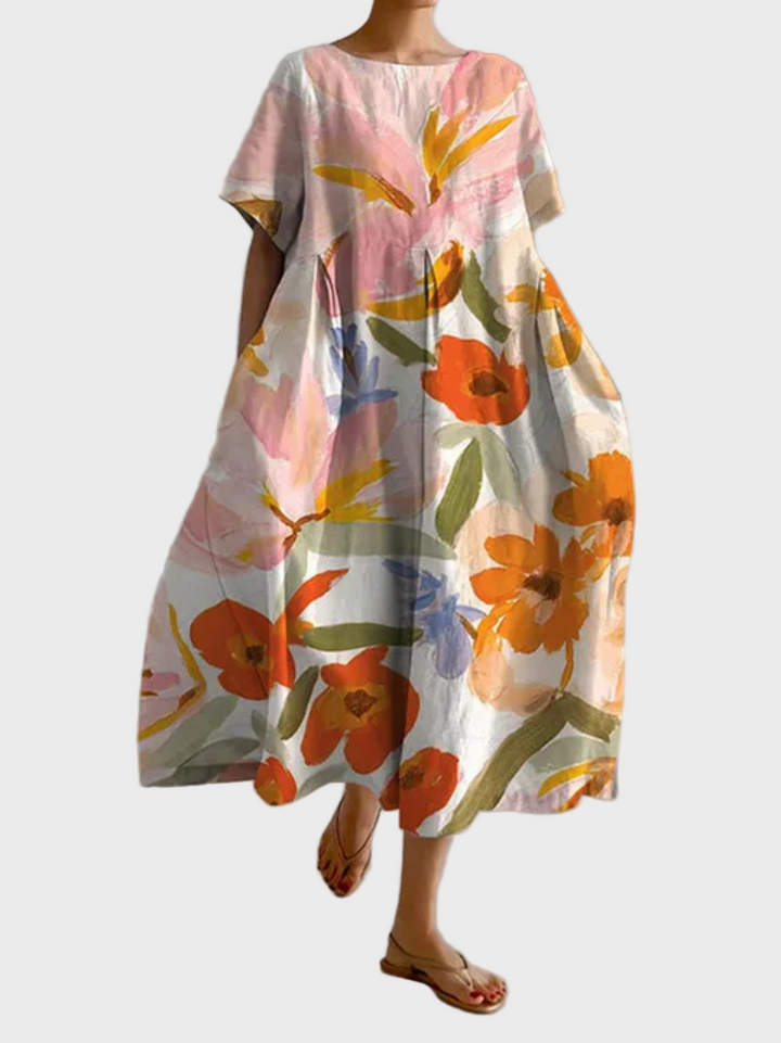 Zartrosa - Vestido con Amapolas