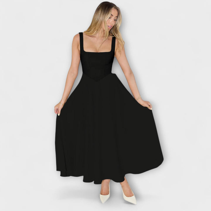 Scarlett - Vestido de noche elegante en color crema