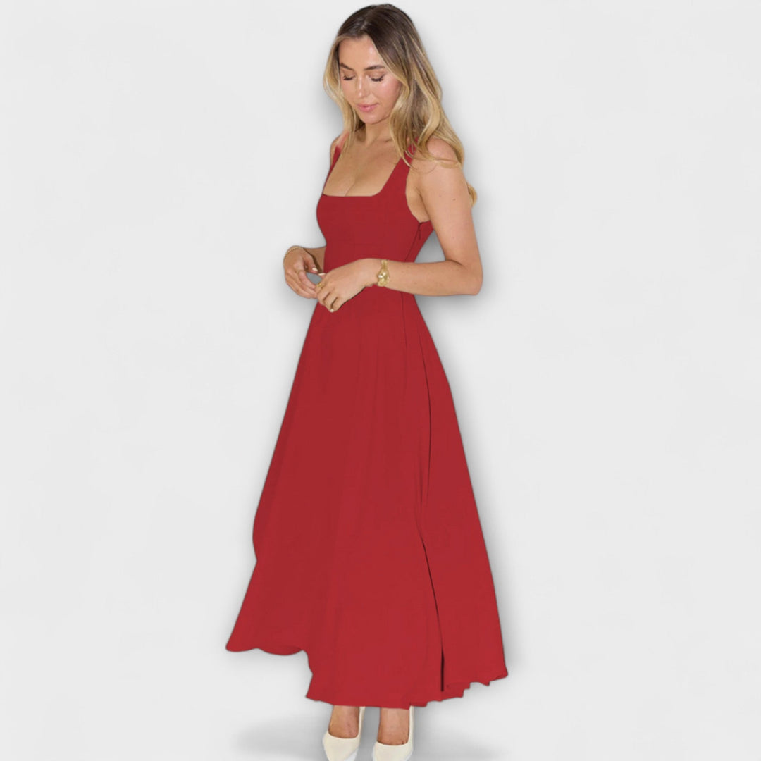 Scarlett - Vestido de noche elegante en color crema