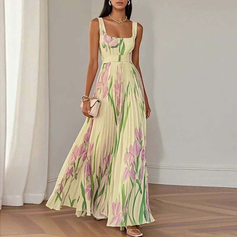 Oriah - Vestido maxi floral en línea A