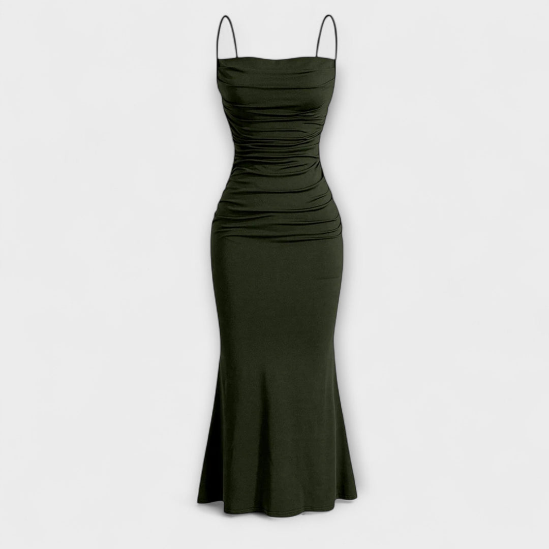 Mia Muse - Vestido largo de fiesta elegante en rosa