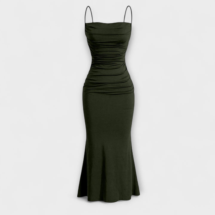 Mia Muse - Vestido largo de fiesta elegante en rosa