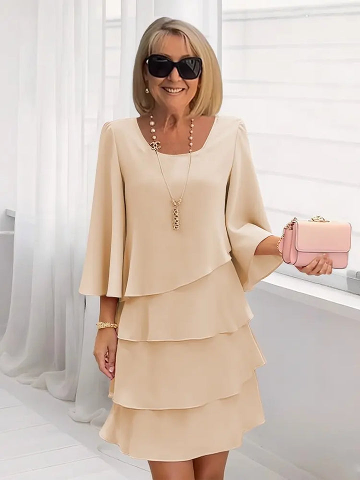 Catherine - Vestido elegante con volantes