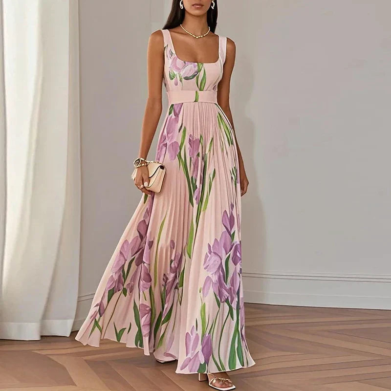 Oriah - Vestido maxi floral en línea A