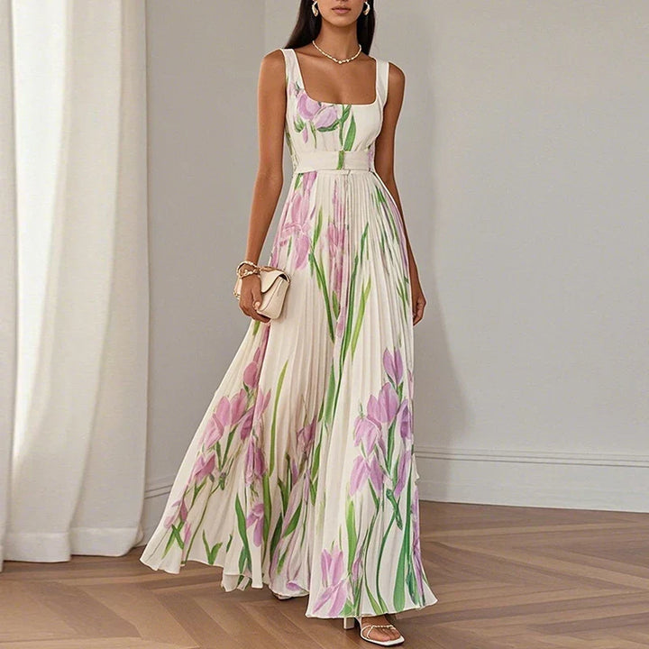 Oriah - Vestido maxi floral en línea A