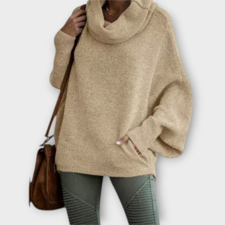 Ulrike - Jersey elegante de cuello alto