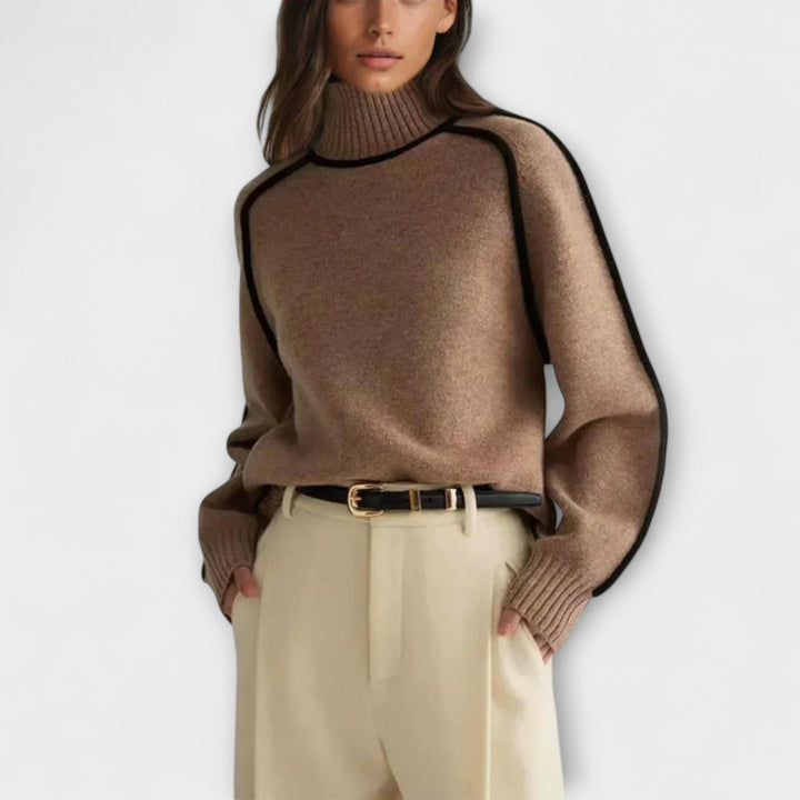 Julia - Jersey con cuello alto