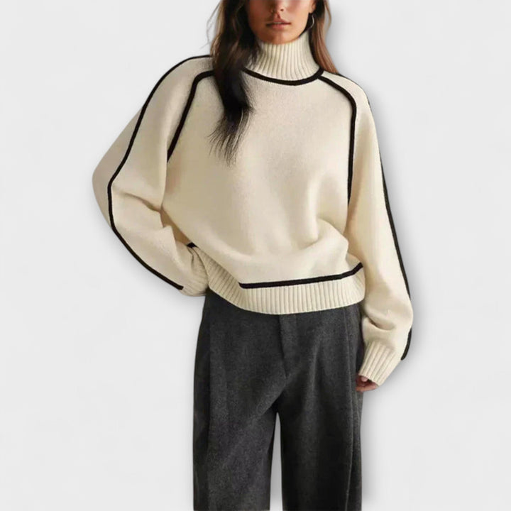 Julia - Jersey con cuello alto