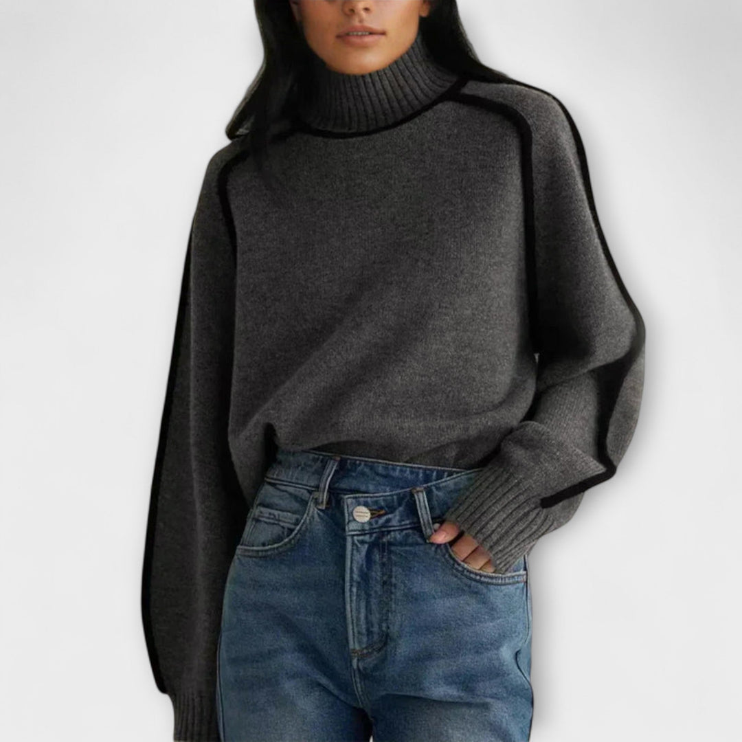 Julia - Jersey con cuello alto