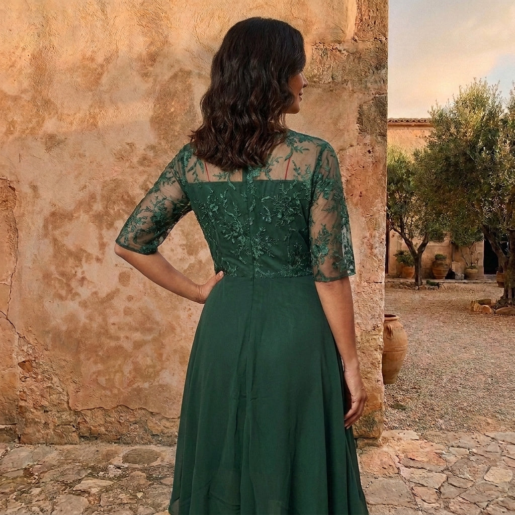 Lola Castell - Vestido elegante de gasa